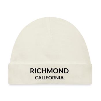 Richmond California USA - Baby Premium Organic Mütze - Naturweiß - Vorne