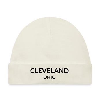 Cleveland Ohio USA - Baby Premium Organic Mütze - Naturweiß - Vorne