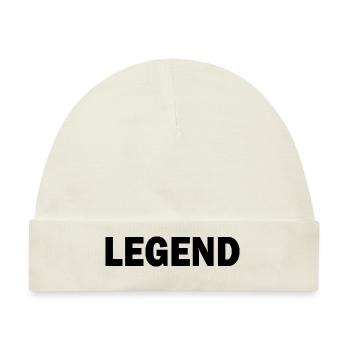 Legend - Baby Premium Organic Mütze - Naturweiß - Vorne
