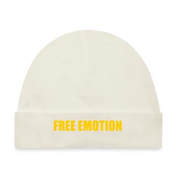 Free emotion - Baby Premium Organic Mütze - Naturweiß - Vorne