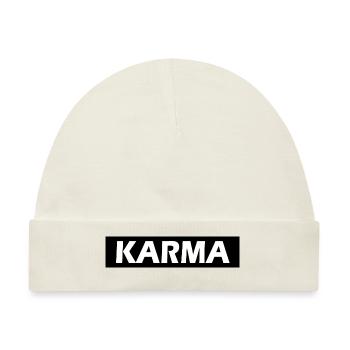 Karma - Baby Premium Organic Mütze - Naturweiß - Vorne