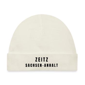 Zeitz Sachsen-Anhalt - Baby Premium Organic Mütze - Naturweiß - Vorne