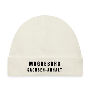 Magdeburg Sachsen-Anhalt - Baby Premium Organic Mütze - Naturweiß - Vorne
