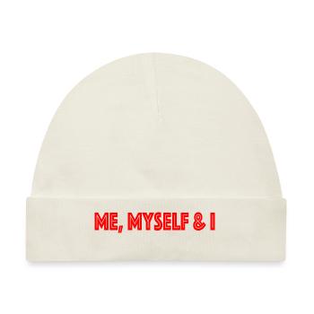 me myself & I - Baby Premium Organic Mütze - Naturweiß - Vorne