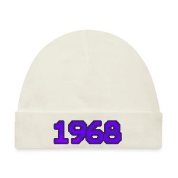 1968 1968 - Baby Premium Organic Mütze - Naturweiß - Vorne