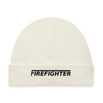 Firefighter LangesF - Baby Premium Organic Mütze - Naturweiß - Vorne
