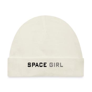 Space girl - Baby Premium Organic Mütze - Naturweiß - Vorne