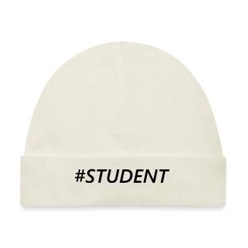 #STUDENT - Baby Premium Organic Mütze - Naturweiß - Vorne