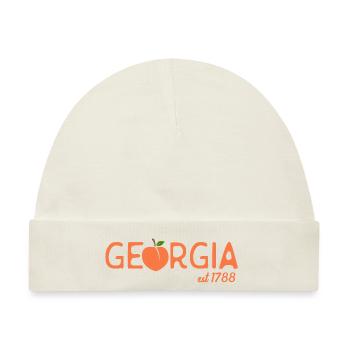 Georgia Peach State - Baby Premium Organic Mütze - Naturweiß - Vorne