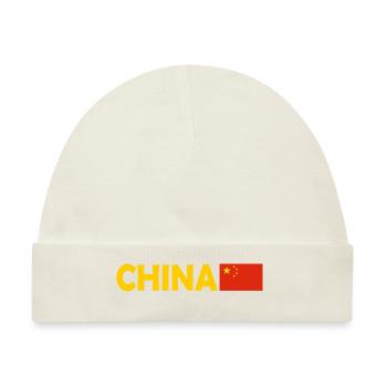 China - Baby Premium Organic Mütze - Naturweiß - Vorne