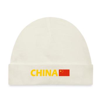 China - Baby Premium Organic Mütze - Naturweiß - Vorne