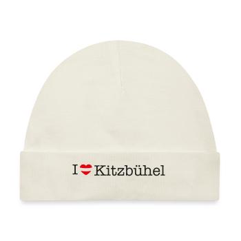 I love Kitzbühel - Baby Premium Organic Mütze - Naturweiß - Vorne