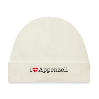 I love Appenzell - Baby Premium Organic Mütze - Naturweiß - Vorne