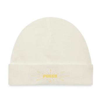 Poker Pokerspieler - Baby Premium Organic Mütze - Naturweiß - Vorne