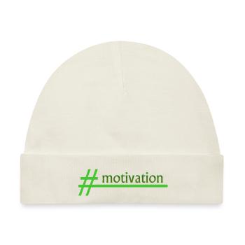 motivation - Baby Premium Organic Mütze - Naturweiß - Vorne