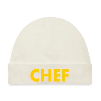 Chef - Baby Premium Organic Mütze - Naturweiß - Vorne