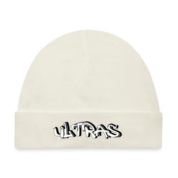 Ultras Graffiti Schrift - Baby Premium Organic Mütze - Naturweiß - Vorne