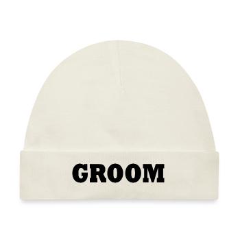 Groom - Baby Premium Organic Mütze - Naturweiß - Vorne