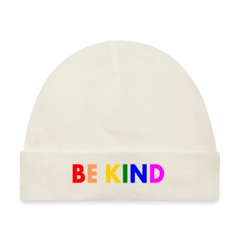 Be kind - Baby Premium Organic Mütze - Naturweiß - Vorne