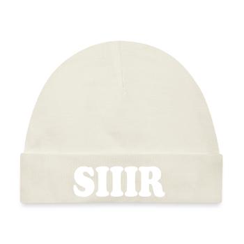 Sir siir siiir - Baby Premium Organic Mütze - Naturweiß - Vorne