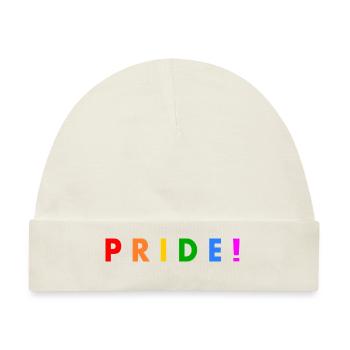 Pride - Baby Premium Organic Mütze - Naturweiß - Vorne