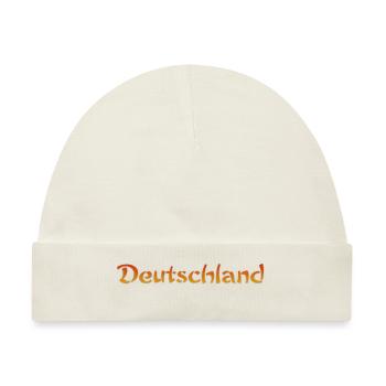Deutschland Text - Baby Premium Organic Mütze - Naturweiß - Vorne