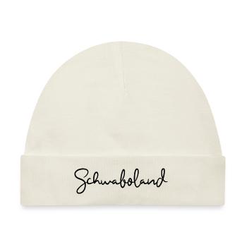 Schwaboland Schwabe Schwäbisch Schwaben - Baby Premium Organic Mütze - Naturweiß - Vorne