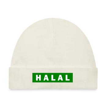 Halal - Baby Premium Organic Mütze - Naturweiß - Vorne