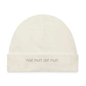 Ostfriesland - Baby Premium Organic Mütze - Naturweiß - Vorne