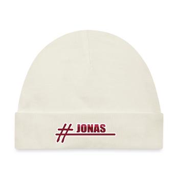 Style Jonas - Baby Premium Organic Mütze - Naturweiß - Vorne