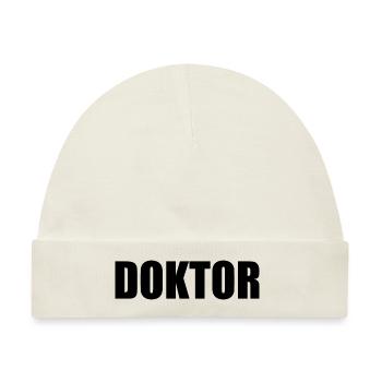Doktor - Baby Premium Organic Mütze - Naturweiß - Vorne