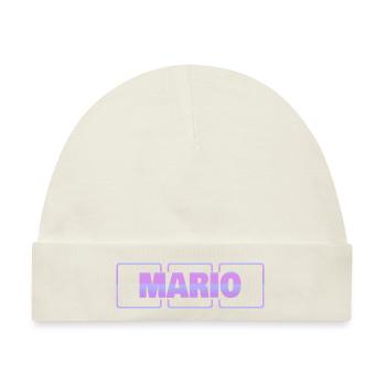 Kind Mario - Baby Premium Organic Mütze - Naturweiß - Vorne