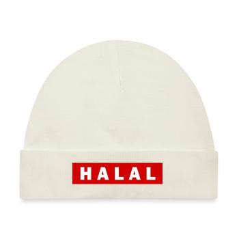 Halal - Baby Premium Organic Mütze - Naturweiß - Vorne