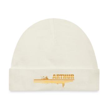 Arthur - Baby Premium Organic Mütze - Naturweiß - Vorne