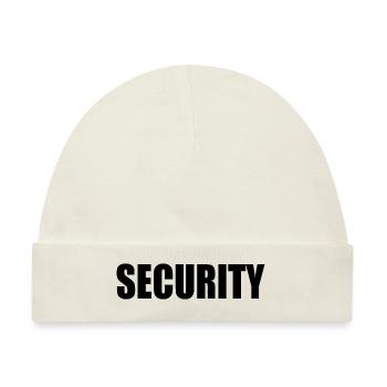 Security - Baby Premium Organic Mütze - Naturweiß - Vorne