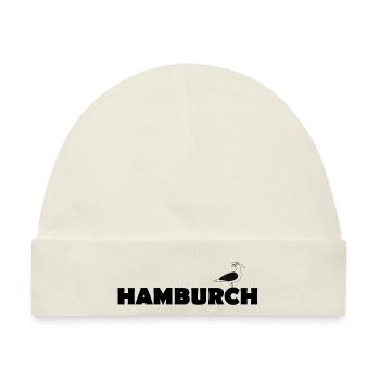 Hamburch - Baby Premium Organic Mütze - Naturweiß - Vorne