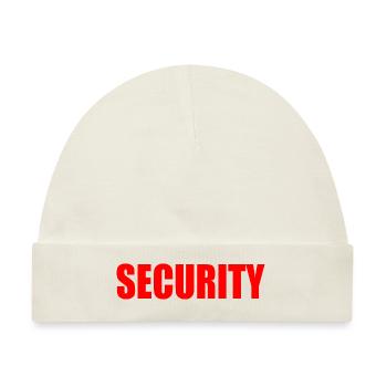 Security - Baby Premium Organic Mütze - Naturweiß - Vorne