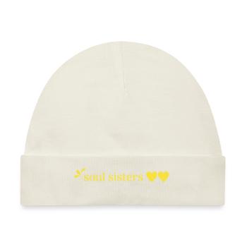 Freunde- Soul Sisters - Baby Premium Organic Mütze - Naturweiß - Vorne