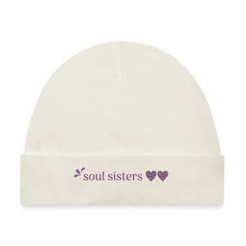 Freunde - Soul Sisters - Baby Premium Organic Mütze - Naturweiß - Vorne