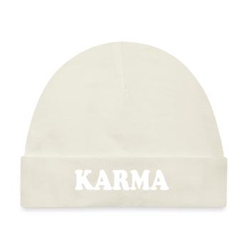 Karma - Baby Premium Organic Mütze - Naturweiß - Vorne