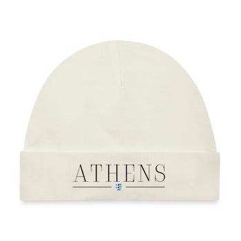 Ich liebe Athen - Baby Premium Organic Mütze - Naturweiß - Vorne