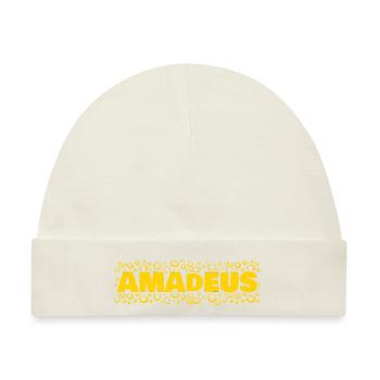 Geschenk für Amadeus - Baby Premium Organic Mütze - Naturweiß - Vorne