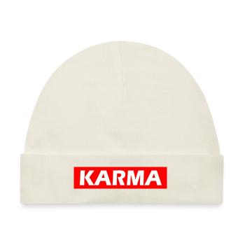 Karma - Baby Premium Organic Mütze - Naturweiß - Vorne