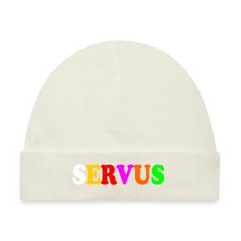 servus - Baby Premium Organic Mütze - Naturweiß - Vorne