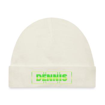Geschenk für Dennis - Baby Premium Organic Mütze - Naturweiß - Vorne