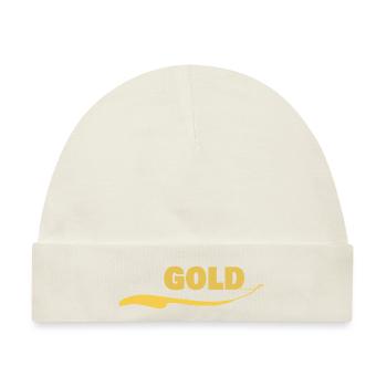 gold gold - Baby Premium Organic Mütze - Naturweiß - Vorne