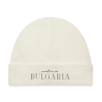 Bulgarien T-Shirt: Charme in jedem Stich - Baby Premium Organic Mütze - Naturweiß - Vorne