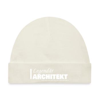 Architekt als Beruf - Baby Premium Organic Mütze - Naturweiß - Vorne