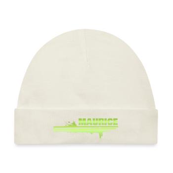Farbklecks Maurice - Baby Premium Organic Mütze - Naturweiß - Vorne