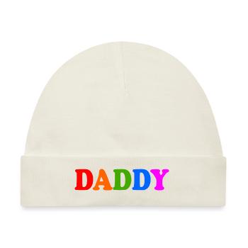 Daddy - Baby Premium Organic Mütze - Naturweiß - Vorne
